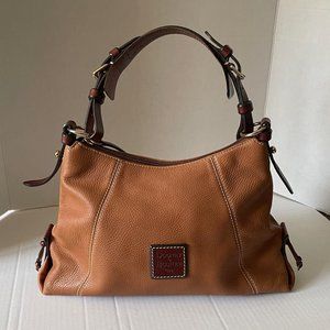 Dooney & Bourke caramel leather shoulder bag